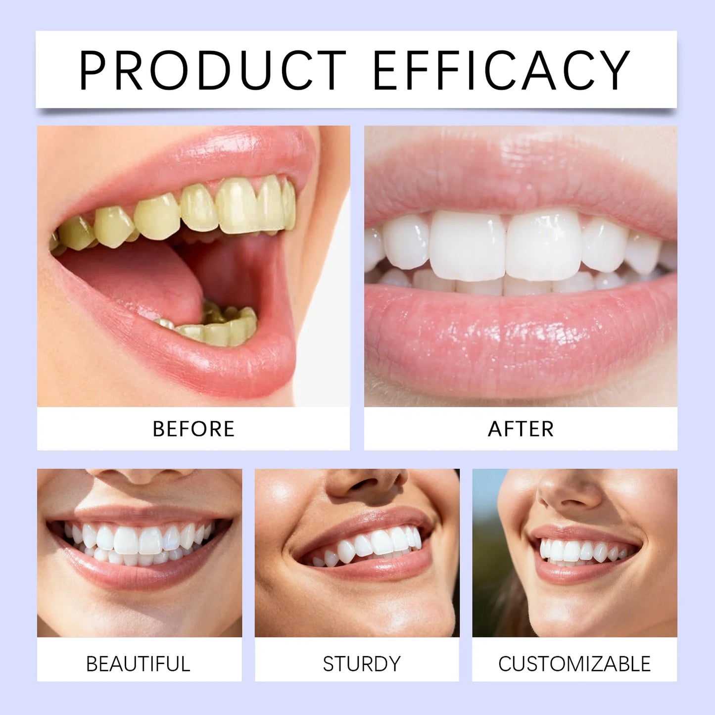 Transform Your Smile with Purple Teeth Whitening Strips - Gentle Stain Removal for a Lasting Bright Smile