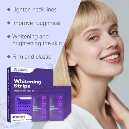 Transform Your Smile with Purple Teeth Whitening Strips - Gentle Stain Removal for a Lasting Bright Smile